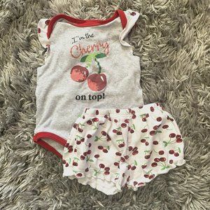 Cherry Baby Girl PJs